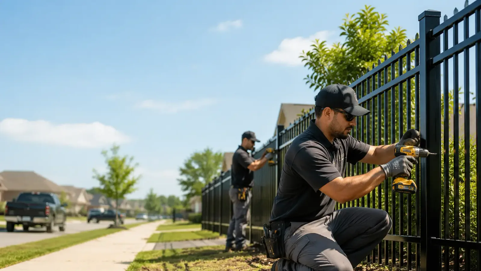 Metal Fence Installation in Loganville, GA